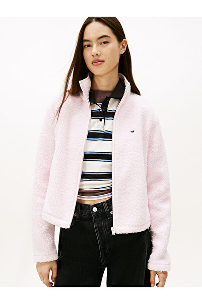 Tommy Hilfiger Kadın TJW Teddy Fermuar Detaylı Sweatshirt