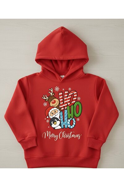 Tiny and Co هودي للأطفال من القطن بنسبة 100% للجنسين بتصميم عيد الميلاد المجي...