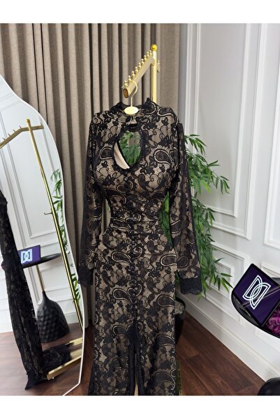 My first response lace evening dress