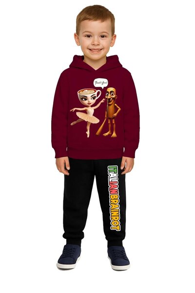 SEDİRLİ Braniot cu imprimeu Set de trening pentru copii 3 fire Ş cu căptușeal...