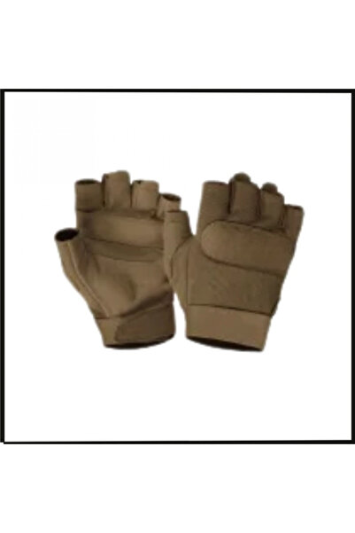 Uygunayakala Uyguna-Yakala Taktikal-Duty Mechanic-Yarım Parmak-Coyote-Eldiven...