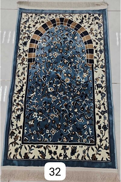 FABRIC نفس تصميم المحراب القوسي بلون أزرق بحري جذاب، مقاس 70*110 سم، لمسة عصرية.