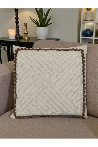 Home Punch Embroidered Throw Pillow Cover |   Bohemian Style Throw Pillow Cov...