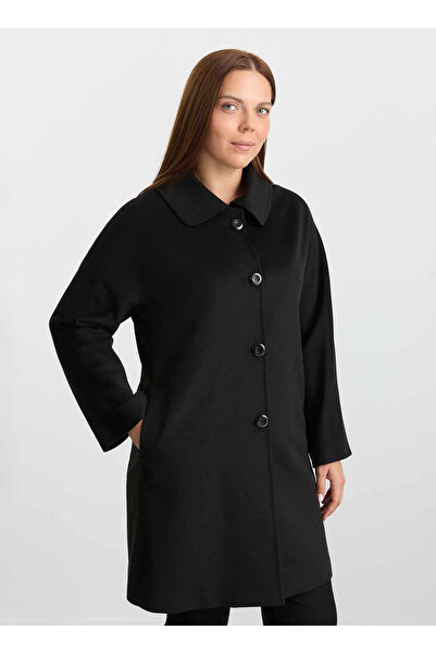 Selen Siyah Kadın Kaban 25KSL9544