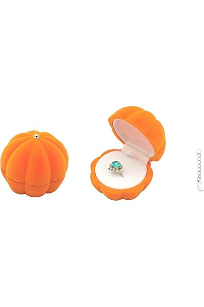 Arabest علبة مجوهرات مصغرة، علبة صغيرة مخملية رقيقة برسومات كرتونية مع هلال فضي، سلسلة صغيرة يمكنك صنعها بنفسك