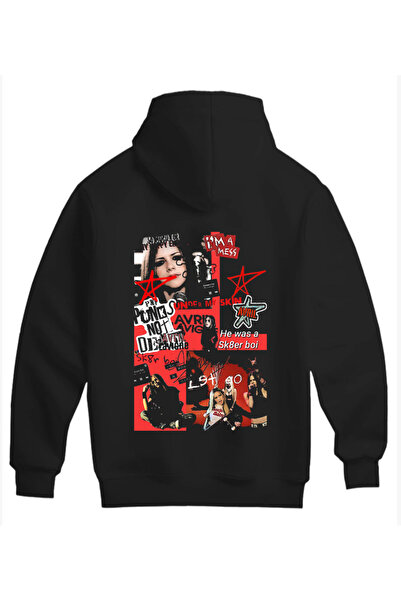 SVART WEAR سويت شيرت (هودي) بتصميم أفريل لافين بغطاء رأس