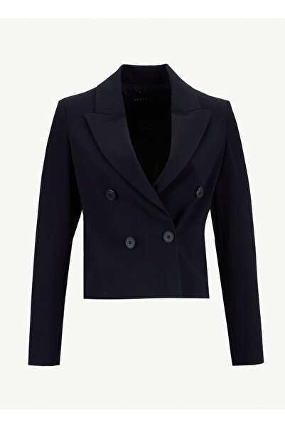 Sisley Regular Fit Black Women's Jacket 2Fmnlw03A