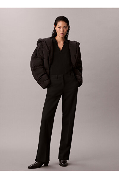 Calvin Klein Standart Siyah Kadın Ceket LVGWF5O514UB1