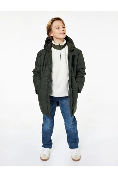 Koton Pantaloni confortabili din denim din bumbac croială - Dad Jean