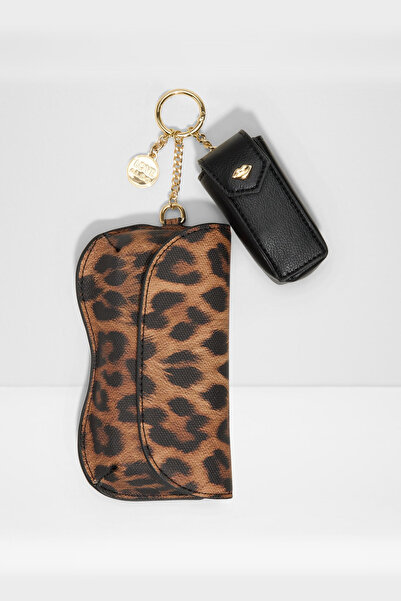 Aldo EVERYTHINGSUN - Kadın Leopar Desenli Charm Çanta Süsü