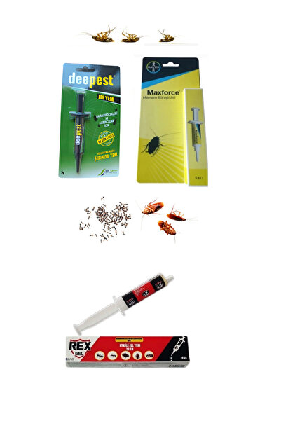 Bayer Kalorifer Hamamböceği Karınca İlaçları Jel Yem MaxForce 5GR-Deepest 5GR...