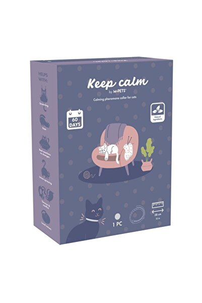 M-PETS طوق تهدئة للقطط من كيب كالم، 4 قطع بألوان متنوعة