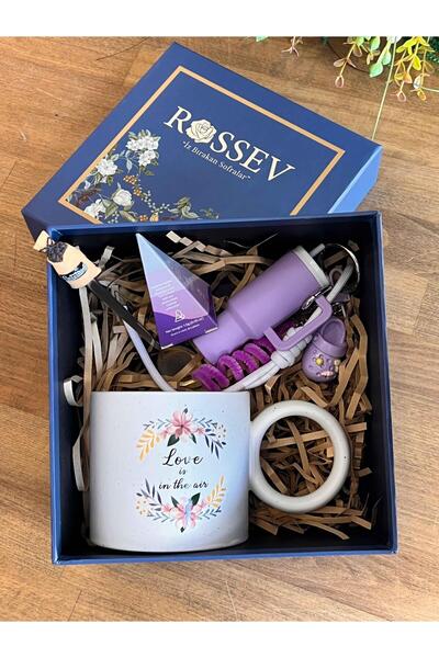 ROSSEV Gift Purple Bag Charmed Mug