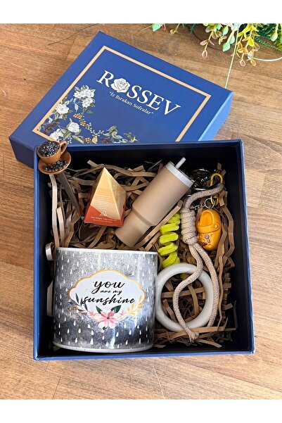 ROSSEV Gift Cream Bag Charm Mug