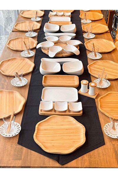 ROSSEV Kahvaltı Takımı Pappi 76 Parça 12 Kişilik