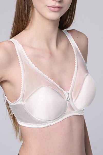 Yeni İnci Σουτιέν με λεπτό σφουγγάρισμα από τούλι με λεπτομέρεια από εσώρουχο