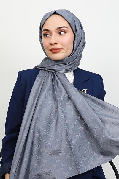 GİYZAMİLA Lina Shawl Dark Gray