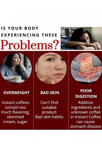 Fitgum Premium Collagen Chia Coffee (20X) for Skin & Body Organic Coffee | Diet Support & Detox 10 Sachets
