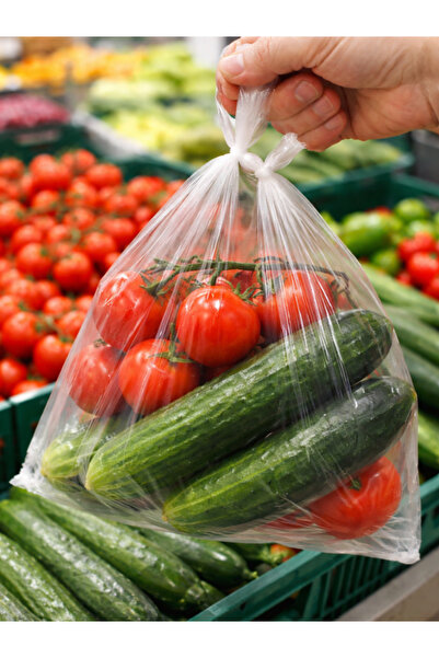 MEZ-PACK Manav Poşet Rulo Poşet Atlet Poşet Hışır Poşet (orta Boy )