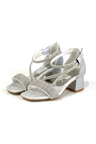 miaras baby Silver Sparkling Girls' Shoes