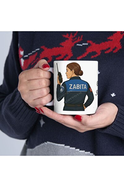 sıradışıhediyem Zabıta Mug Cup Zabıta Gift for a Friend Gift for a Friend