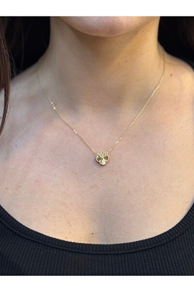 Yazıcıoğlu Kuyumculuk 14 Ayar Altın Yonca Kolye