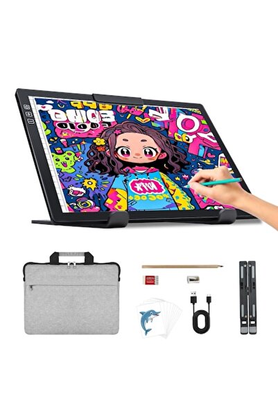 AdyMel Placa de copiere A4 cu led portabila, jucarie, tableta educationala placa de desen