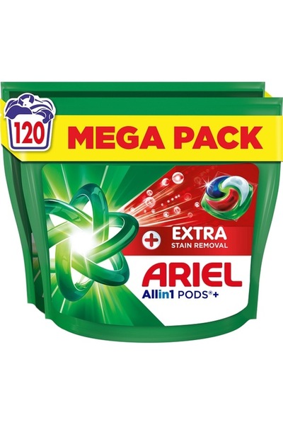 Ariel Allin1 PODS +Extra Stain Removal, 120 washes