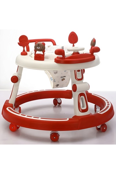 My modern game مشاية، ووكر للأطفال 3 في 1–مركز أنشطة تفاعلي قابل للطي مع عجلا...