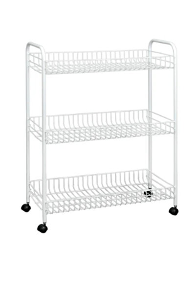 OEM Shelving unit with 3 shelves and wheels