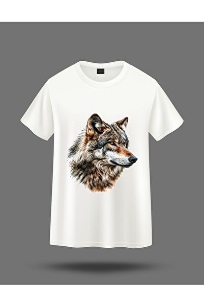 karaoğlu Gray Wolf Printed T-Shirt
