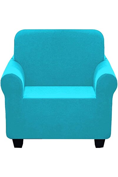 Margoun أغطية سميكة للأرائك الركنية، أغطية قابلة للتمدد، واقيات للأثاث (90 × 140 سم، أزرق لاجون)