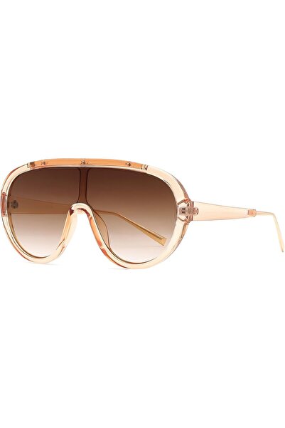 FEISEDY Oversized One Piece Frame UV400 Sunglasses