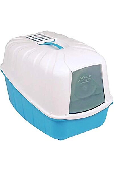 MPS 2 صندوق فضلات القطط MPS2 KOMODA باللون الأزرق مع فلتر كربون قابل للاستبدال