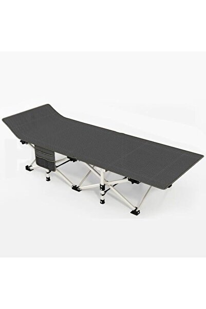 Arabest Folding Camping Cot, Portable Canvas, Outdoor Comfortable Lightweight Bed with Pillow and Carry Bag