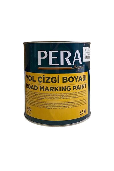 Pera YOL ÇİZGİ BOYASI RAL 1023 SARI GL 3,5 KG