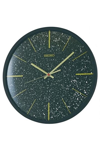 Seiko Qxa828K Black Color Wooden Case Quartz Movement Wall Clock