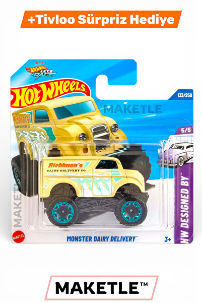 HOT WHEELS Monster Dairy Delivery - HYX28 - Tivloo Araç Rampası