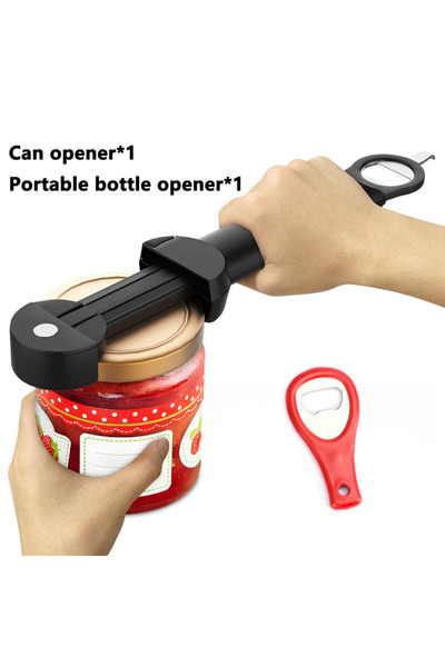 Choice فتاحة زجاجات متعددة الوظائف من الفولاذ المقاوم للصدأ، قابلة للتعديل، م...