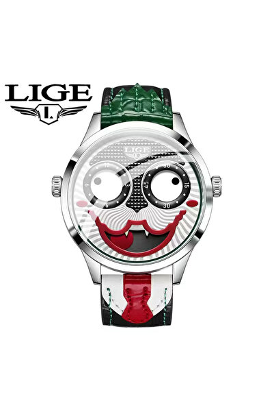 Lige ÇOK ÖZEL TASARIM PALYAÇO GÖRÜNÜMLÜ KOL SAATİ