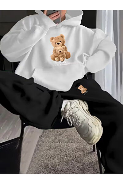 Flaubert -Women's Printed Jv Oversized Sweatshirt - Sweatpants 2-Piece Set