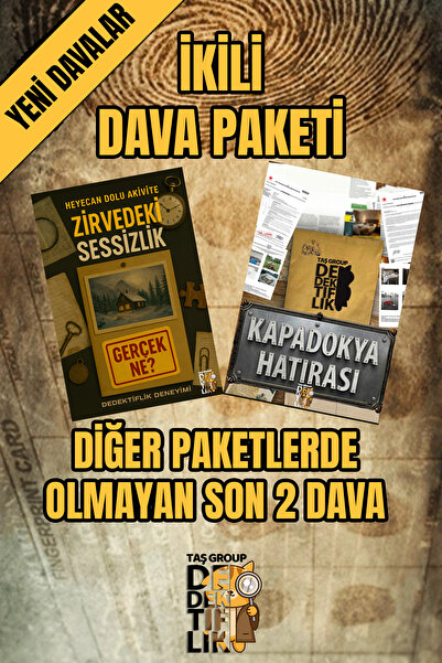 Taş Group Dedektiflik Cinayet Çözme Oyunu - Dedektif Oyunu - Dedektiflik Oyun...
