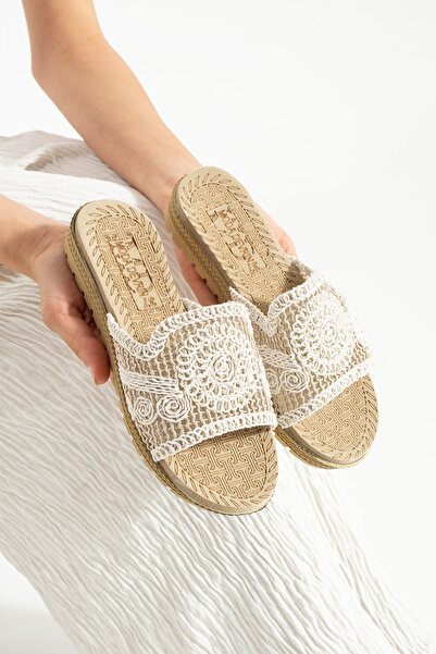 Moda Devrin Bela otvorena prednja strana, dvobojna slamnata pletenina za vanj...