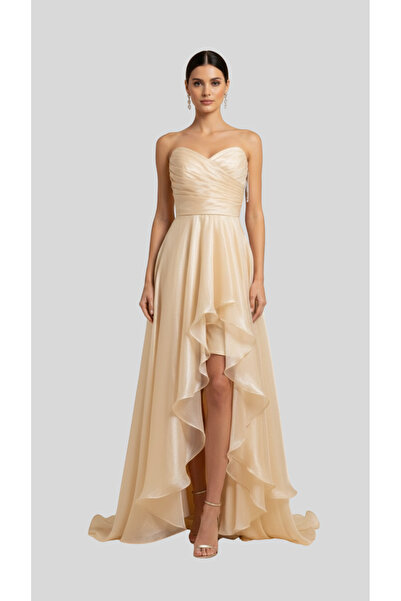 Gardenia Fashion Gold organza dress