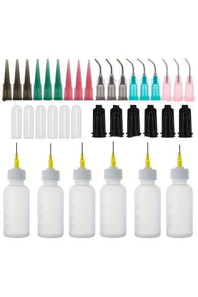 Sanathobi Dropper, Applicator, 30Cc 6 Bottles, Chocolate Making, Scratch Repa...