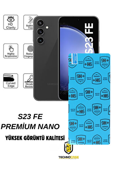 CaseTechnoo Samsung S23 Fe Uyumlu Nano Cam Ekran Koruyucu