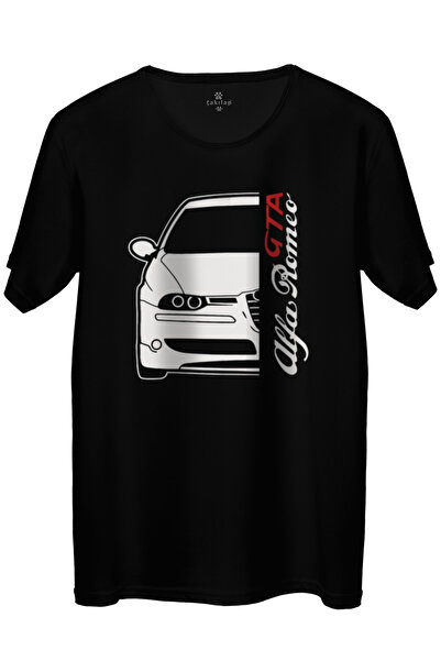 Çakilap تي شيرت ألفا روميو 156 جي تي ايه مطبوع، للجنسين، جودة ممتازة (Rgl-Otmbl)