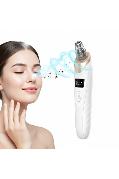 OEM Aparat pentru puncte negre cu vacuum facial, 3 trepte de putere reglabile, 5 capete interschimbabile
