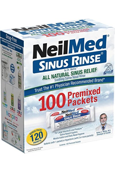 NeilMed Sinus Rinse Premixed Refill Packets 100 ct.