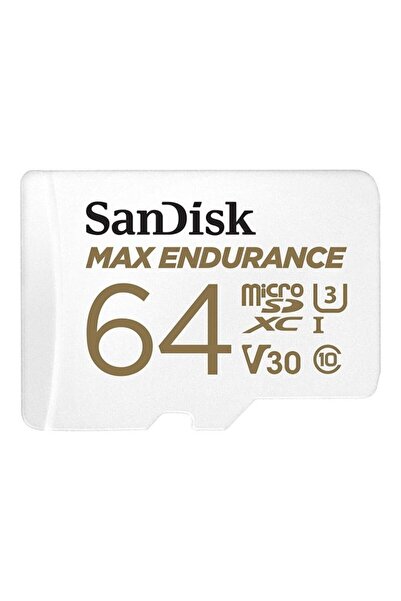 SanDisk MAX ENDURANCE microSDXC Card with Adapter for Home Security Cameras and Dash Cameras 64.0GB